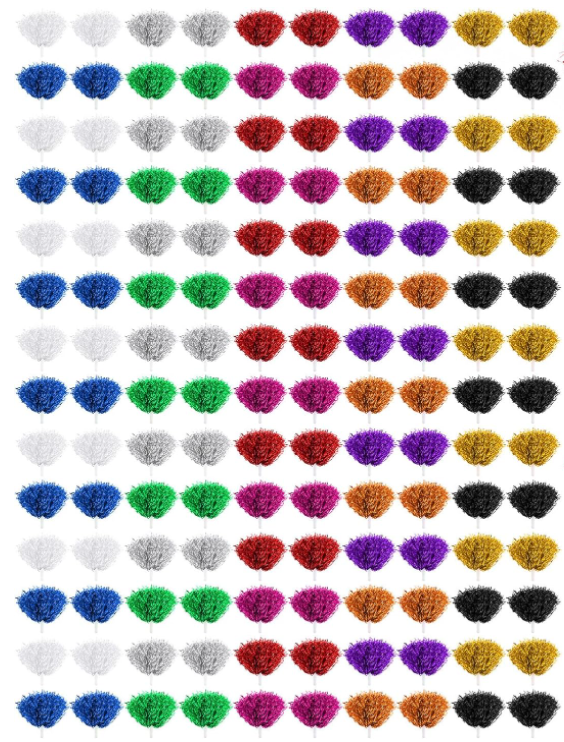 Pompones Animadora (Diferentes colores) set de 2
