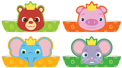 Cocomelon Crowns (x8u)