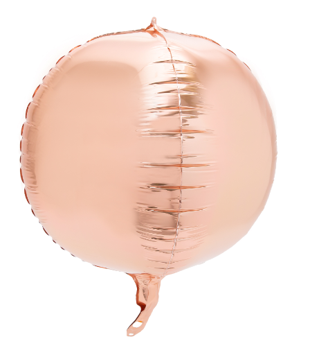 8" 4D Sphere Mylar Balloon 1pc/bag - (x1u)