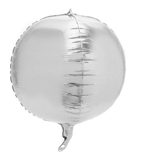 8" 4D Sphere Mylar Balloon 1pc/bag - (x1u)