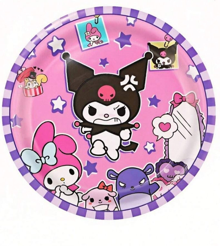 Kuromi Platos 9" (x10u)