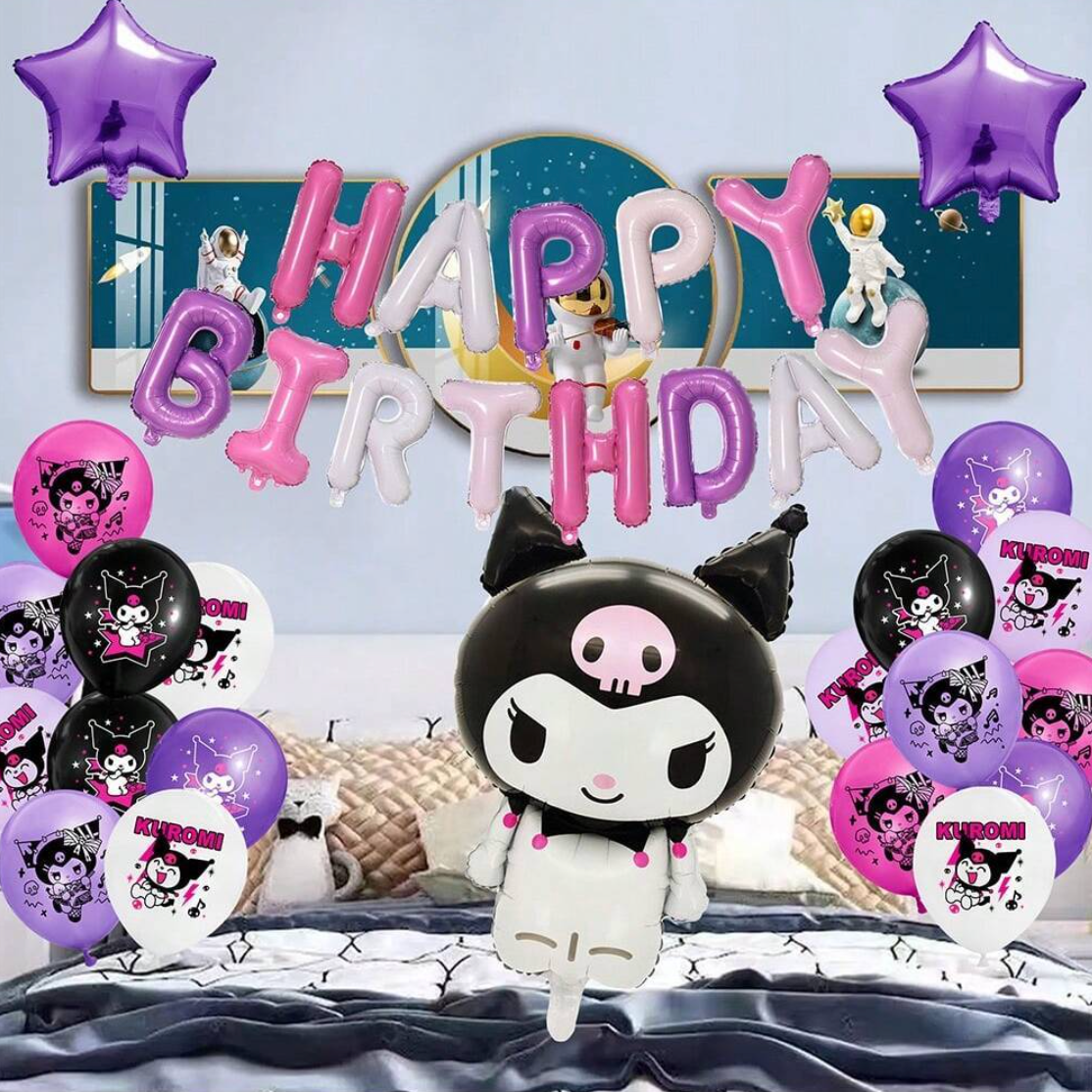 Kuromi Pack Globos (x24u)