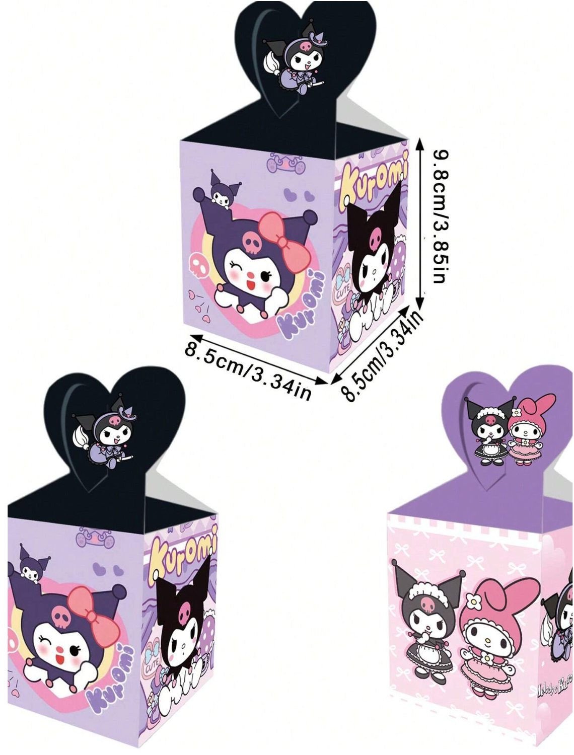 Kuromi y My Melody Cajitas Dulces (x12u)
