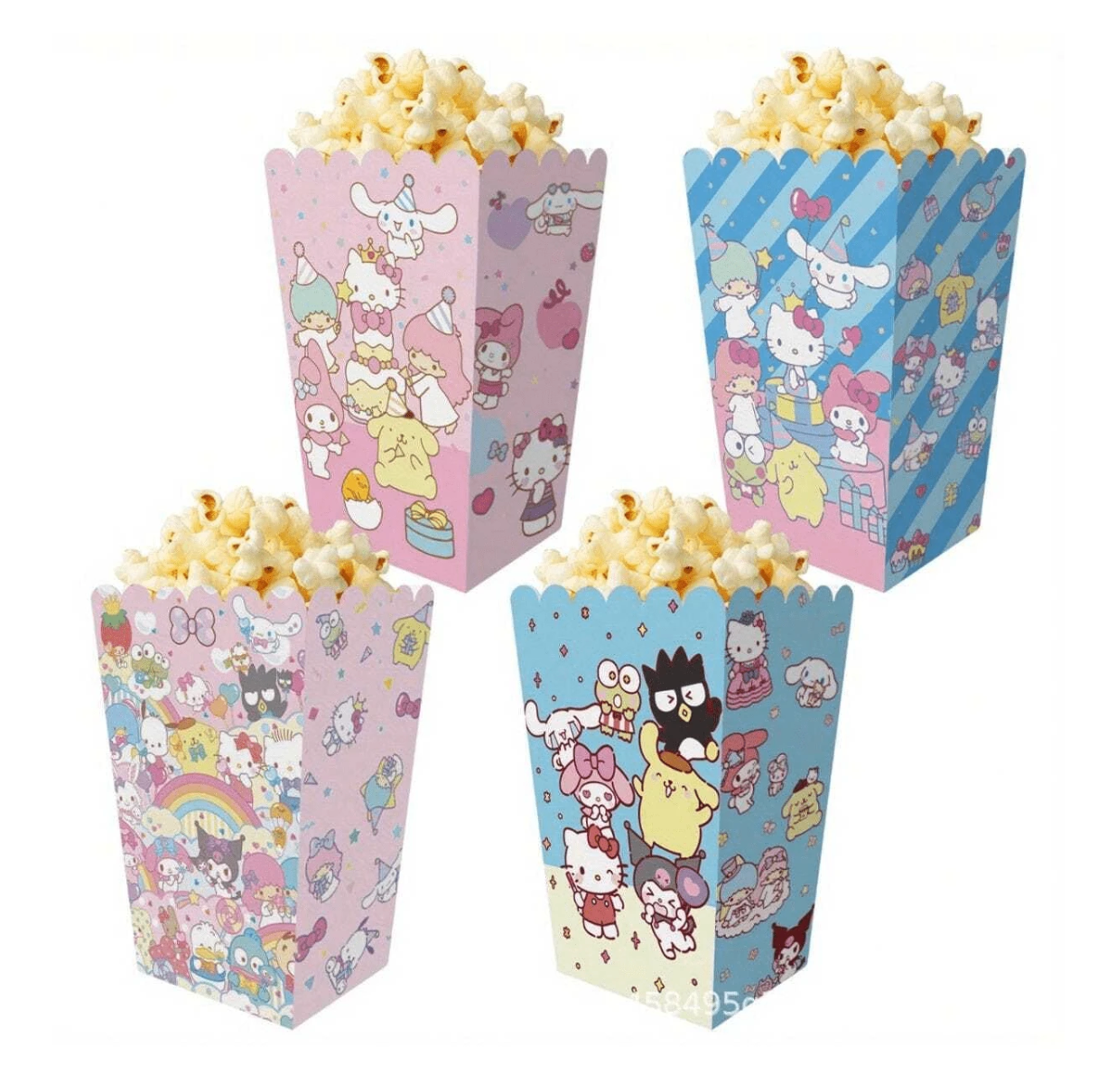 Hello Kitty and Friends Popcorn Boxes (x12u)
