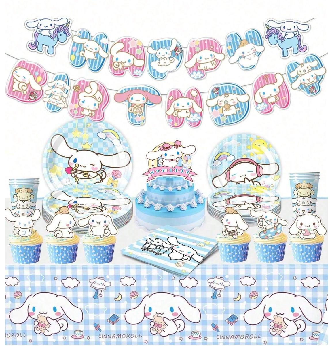 Cinnamoroll Banner "Happy Birthday" (x1u)