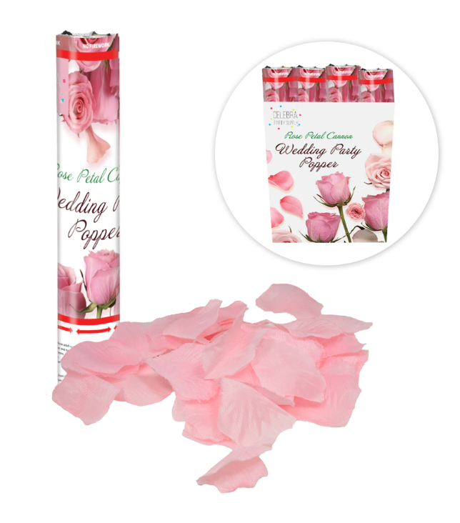 Rose Petal Party Popper (Pink)