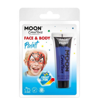 Pro Dark Blue Face & Body Paint, 12ml