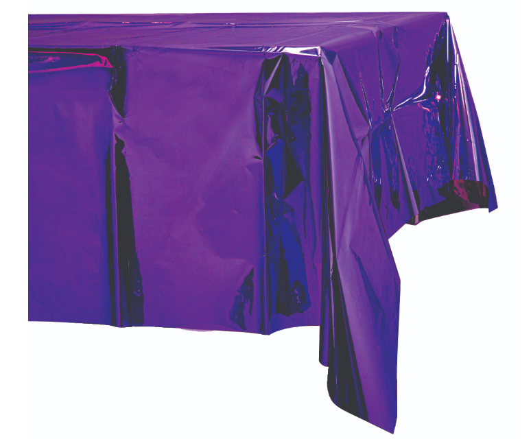 Plastic Foil Table Cover 54" x 108" (Varios Colores)