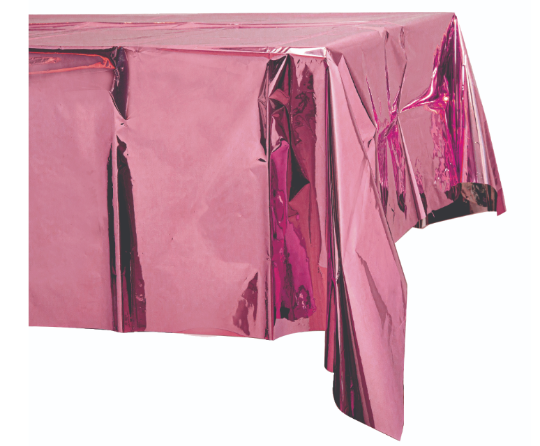 Plastic Foil Table Cover 54" x 108" (Varios Colores)