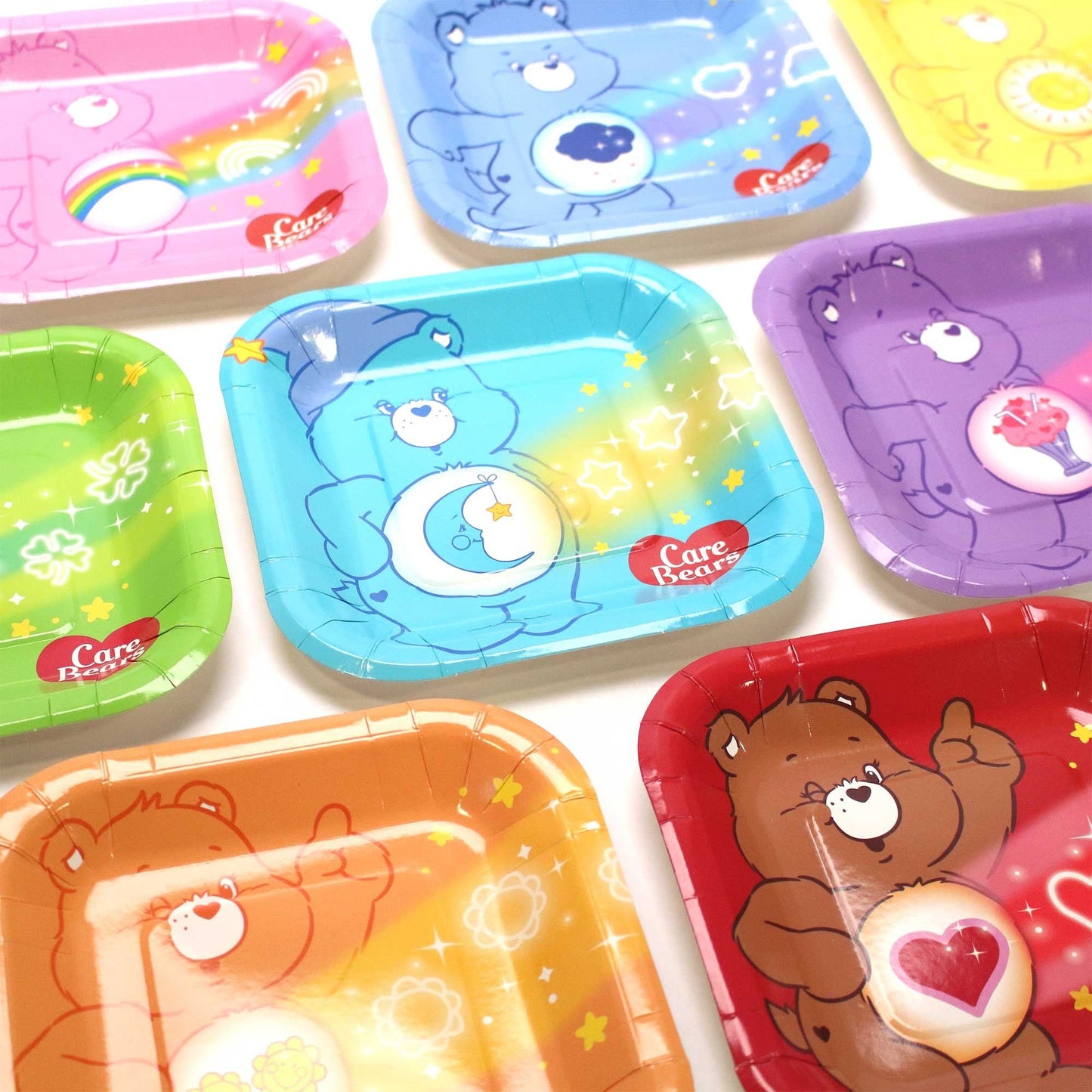 Care Bears Platos 7" (x8u)