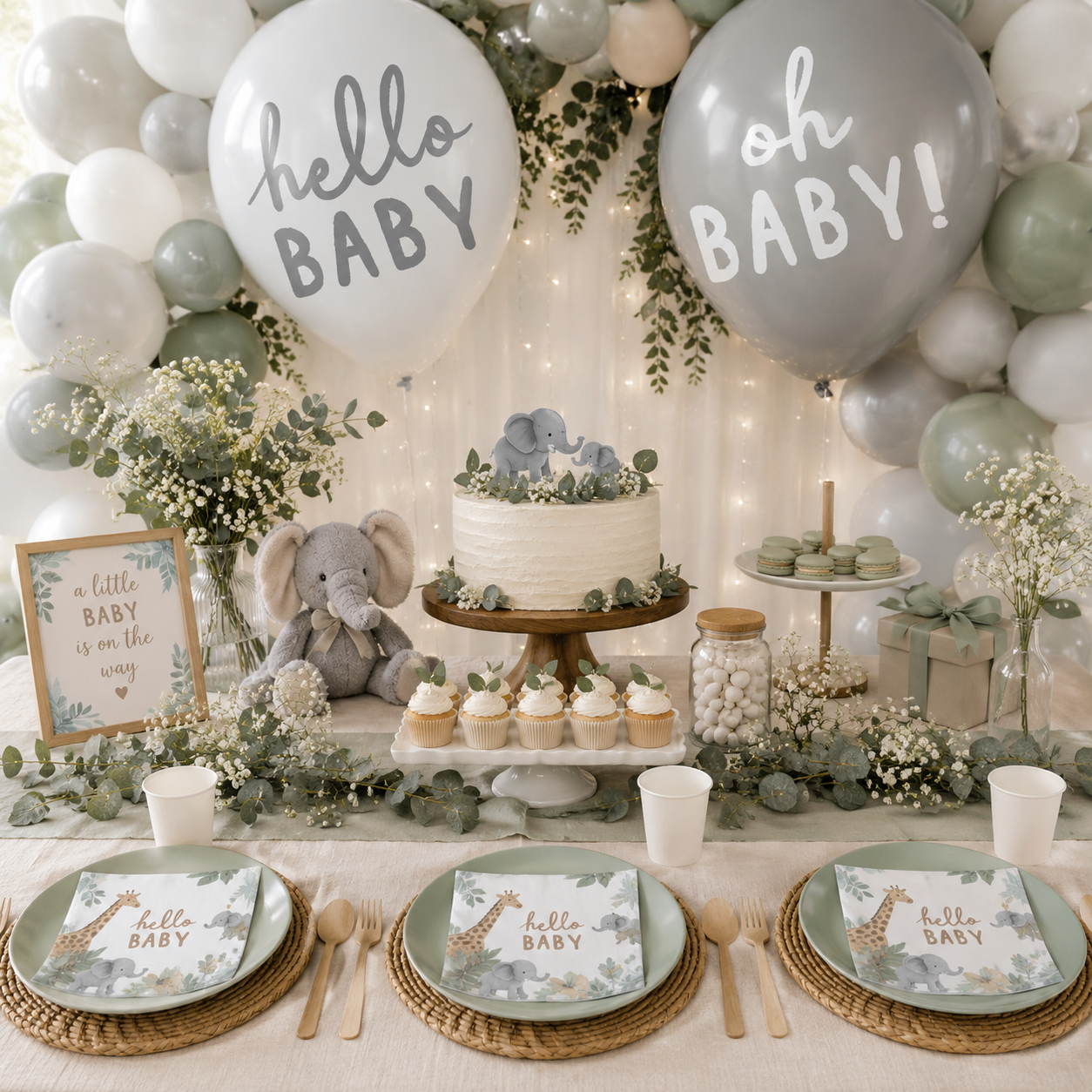Soft Jungle Latex Balloons 12" (x15u)