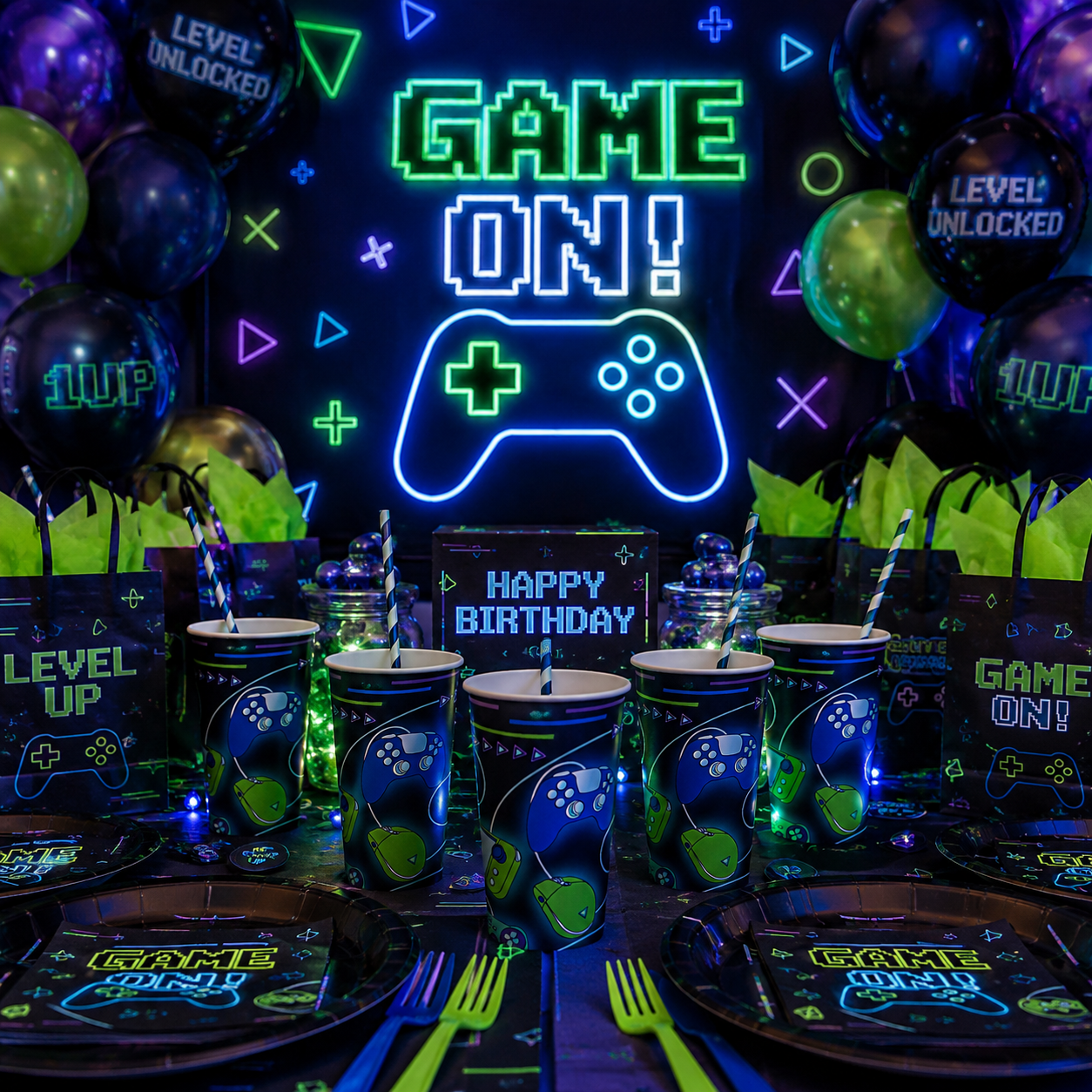 Game On Favor Cup 16oz (x1u)