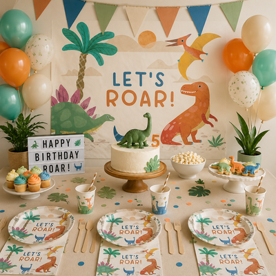 Diggin' Dinos Lunch Napkins (x16u)