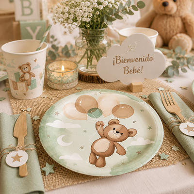 Osito Teddy Bear Platos 7" (x10u)