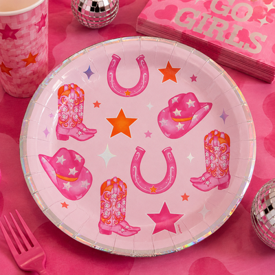 Disco Country Plates 9" (x8u)