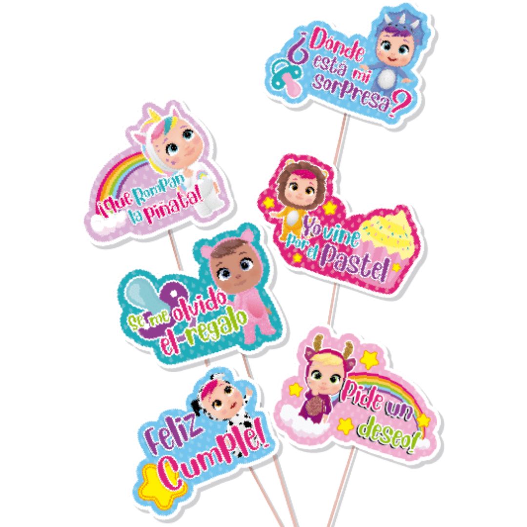 PIN SELFIE BEBES LLORONES (x6 UNIDADES)
