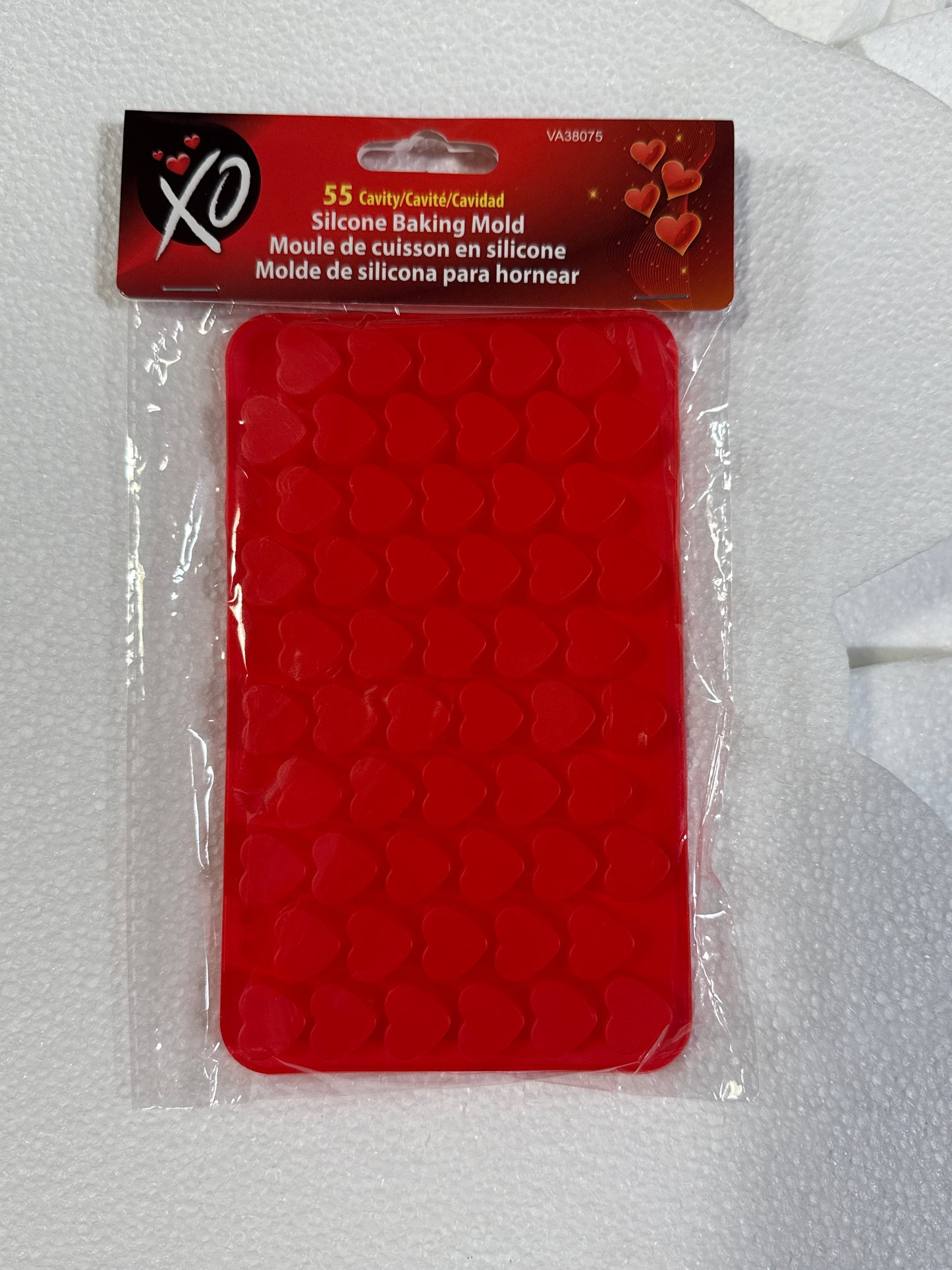 Molde de Silicona para Corazones de San Valentín - 55 Cavidades