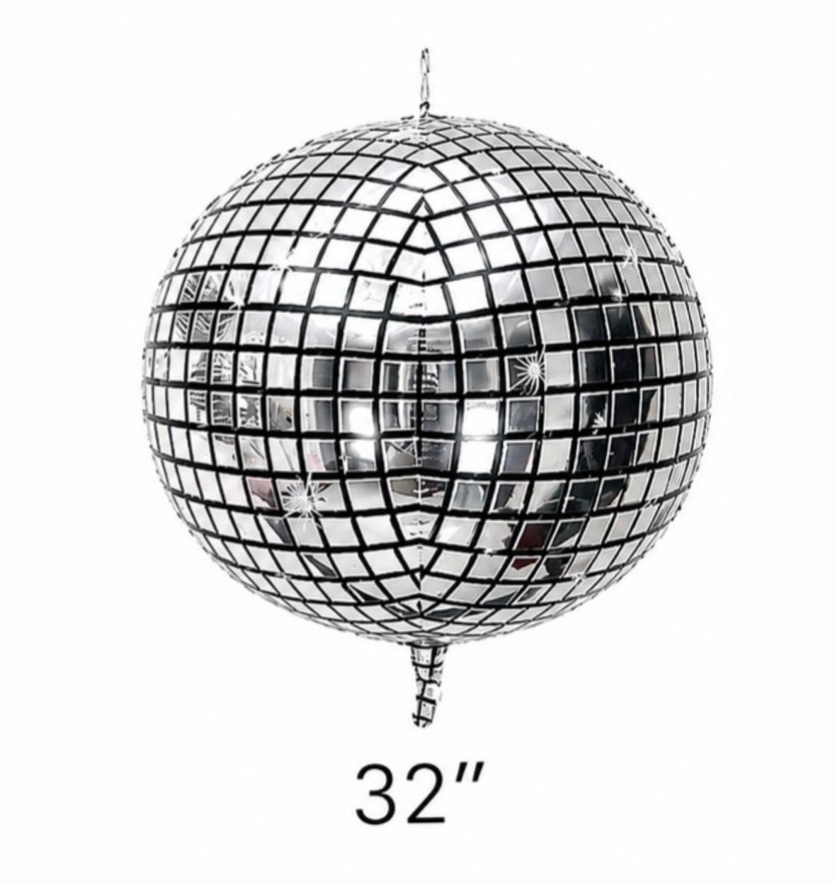 Disco Ball Foil Balloon - 3 Tamaños