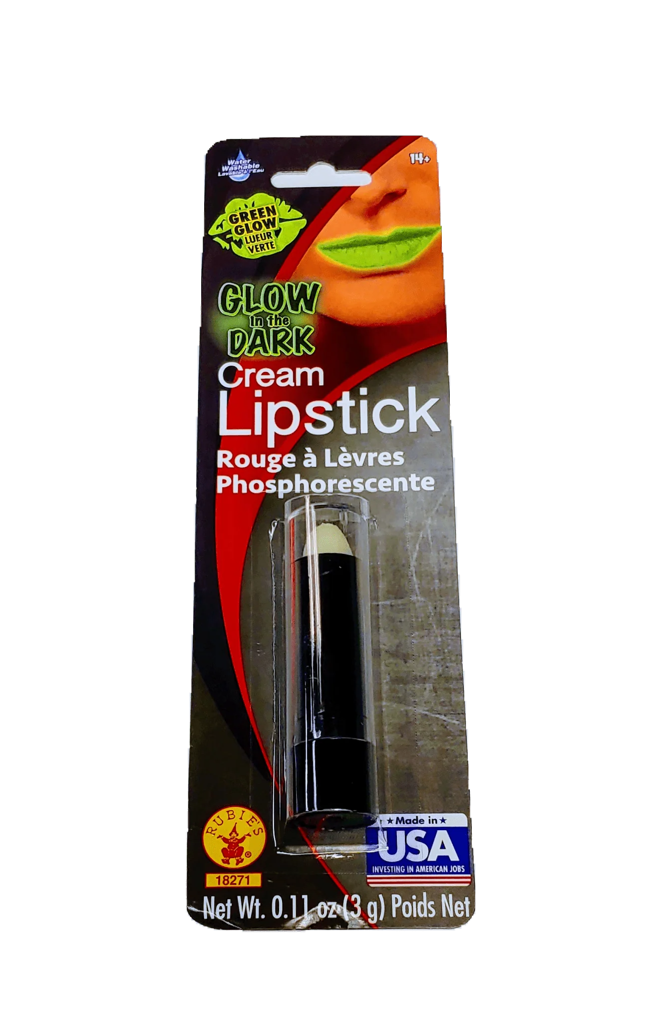 GLOW IN DARK CREAM LIPSTK