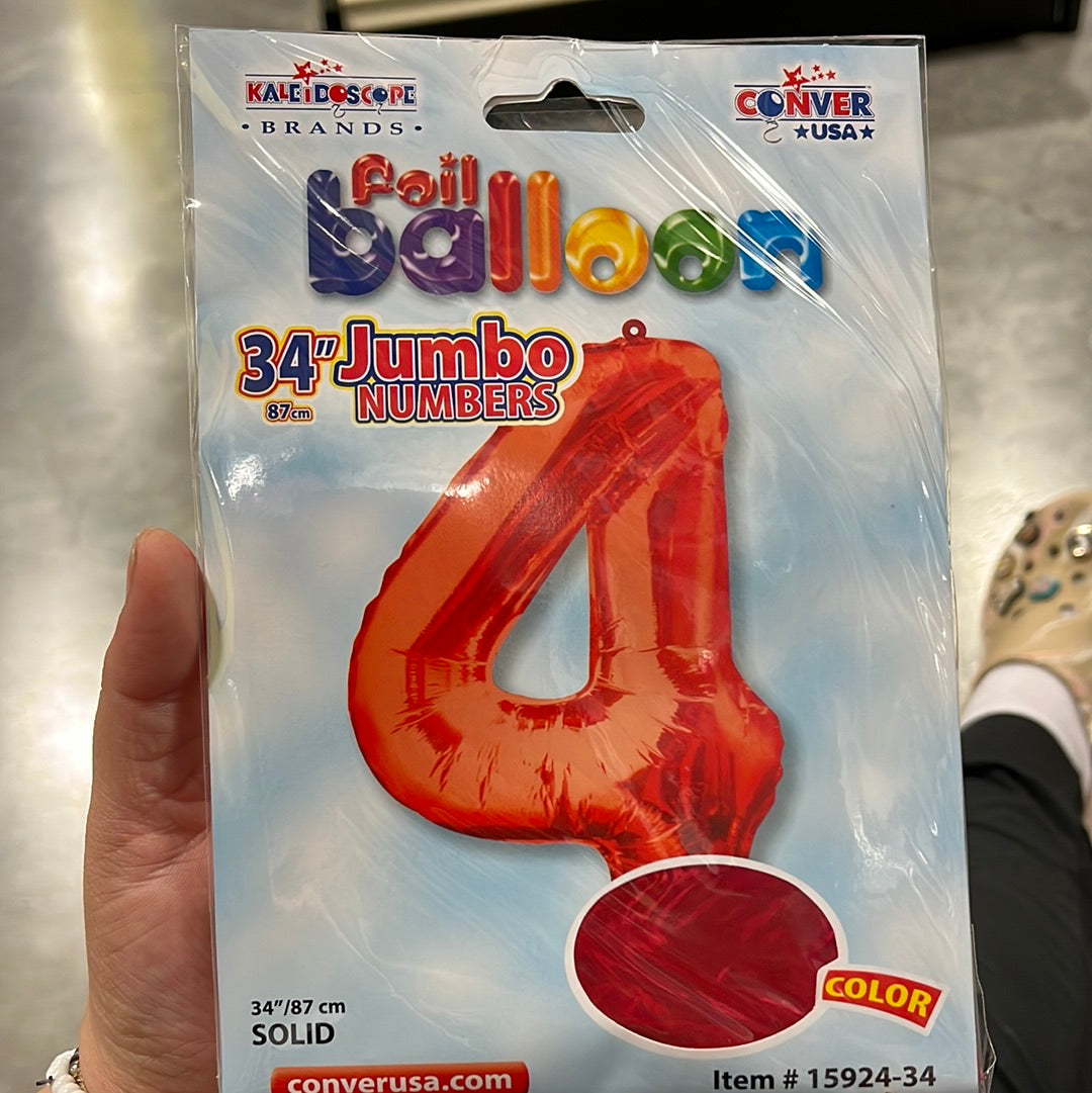Globo Jumbo “#4” RedShape
