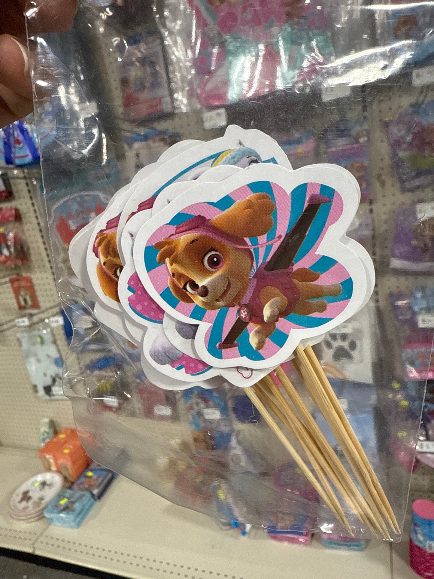 Palillos Decoradores Paw Patrol Niña (x12u)