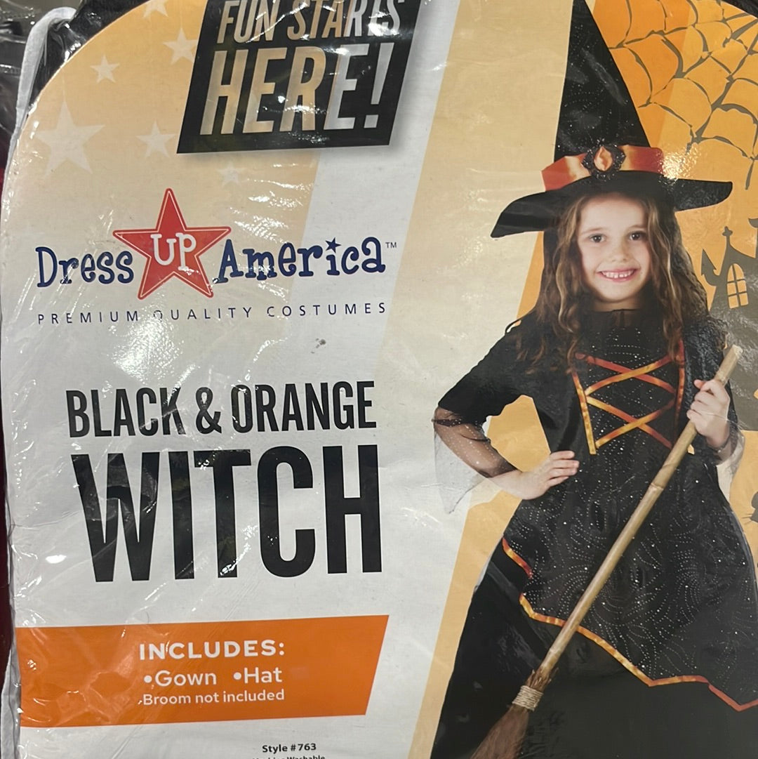 Disfraces Black & Orange Witch