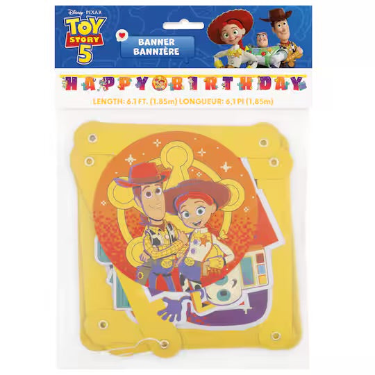 Toy Story Happy Birthday Banner 6.1ft