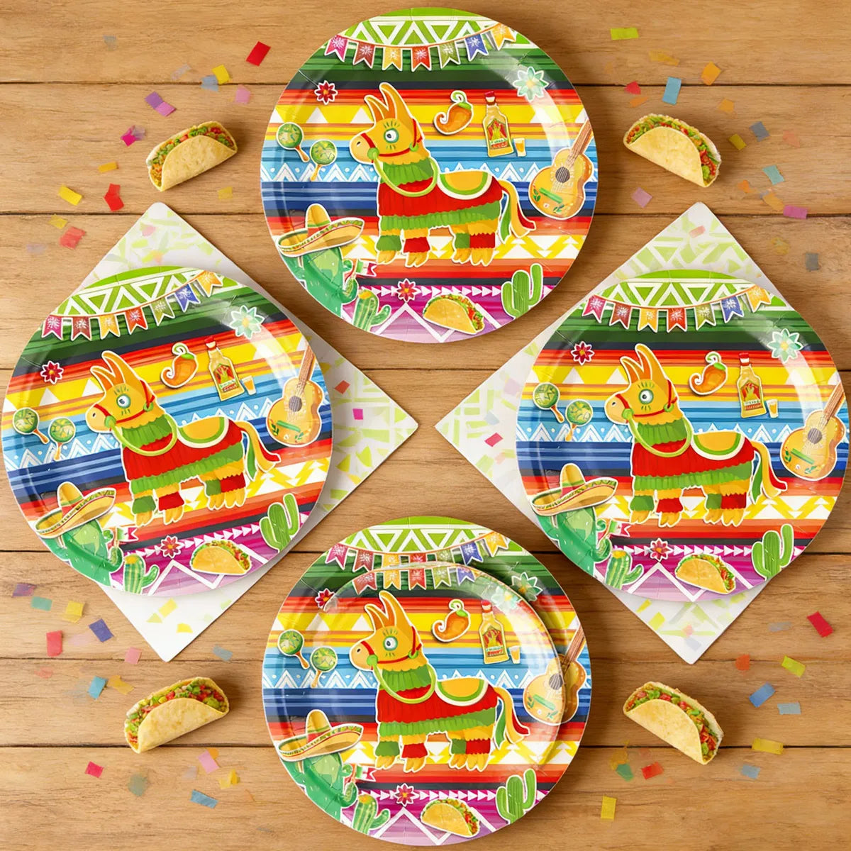 Platos 7” Mexico (x10u)