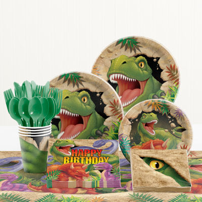 Dino Blast Party Hats (x8u)