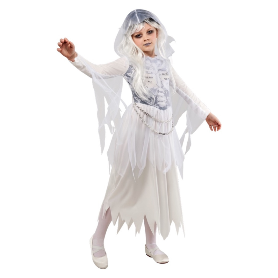 Ghostly Girl Kids Costume