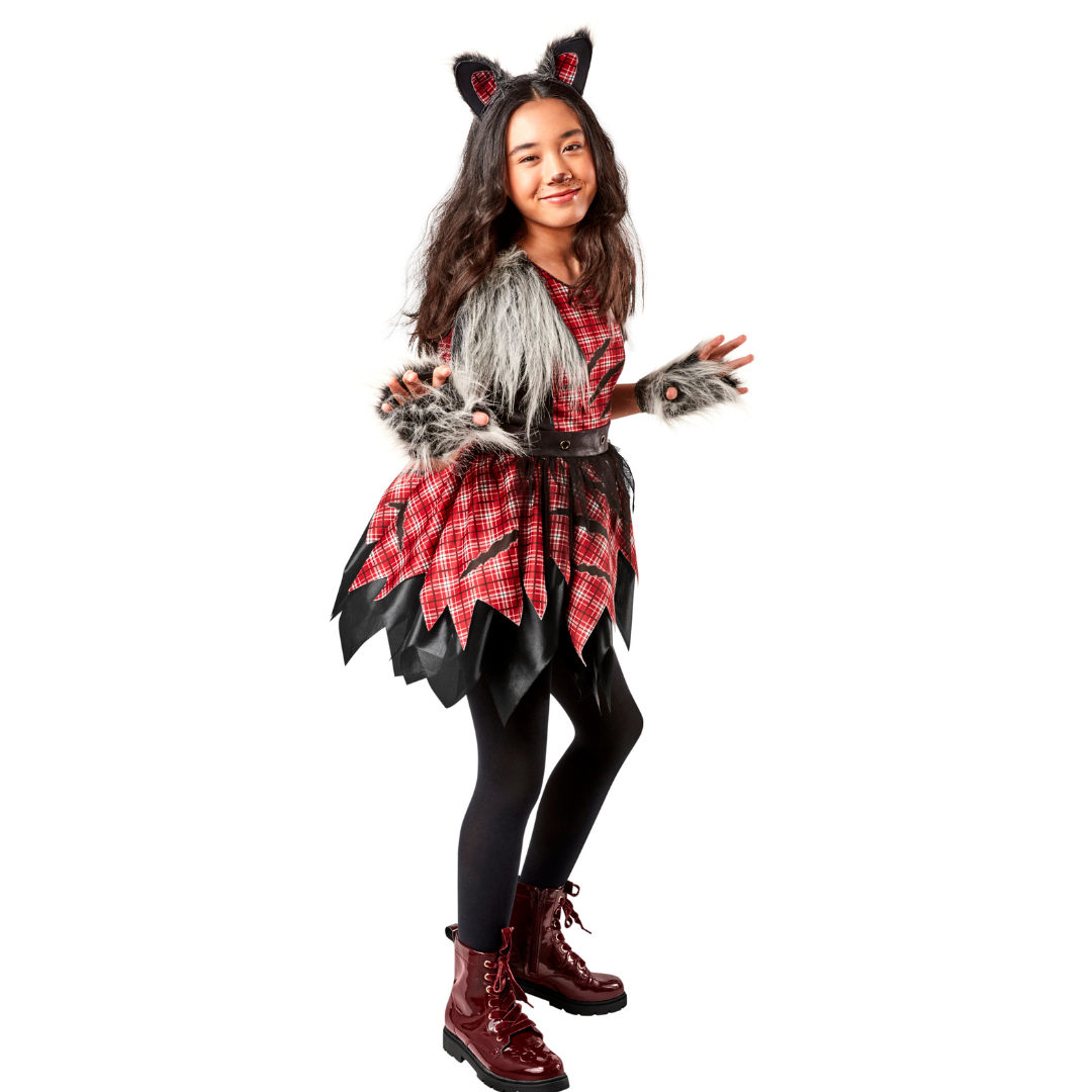 Girl Werewolf Kids Costume
