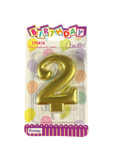 Vela Metálica Gold #2
