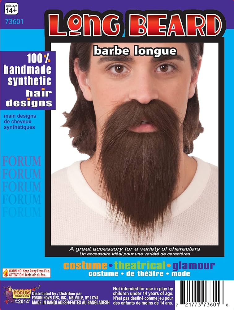 BROWN LONG GOATEE