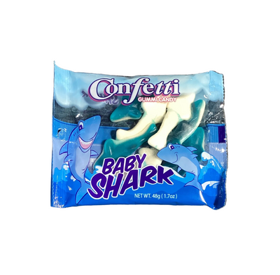 Confetti Baby Shark Gummy Candy 1.7oz