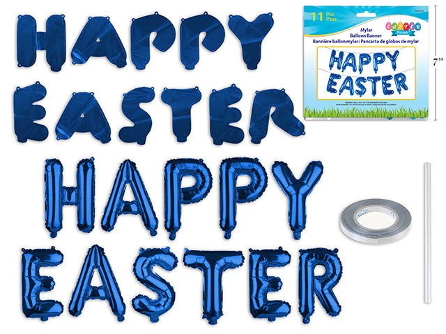 Easter Die-Cut Mylar Balloon Banner (x11u)