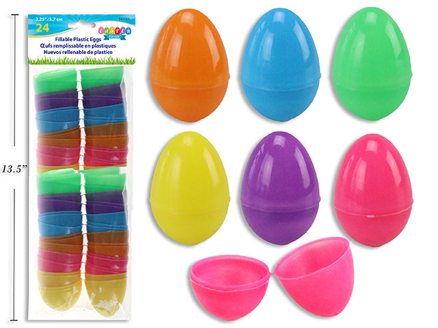 Huevos Pascua Rellenables 2.5 in (x24u)