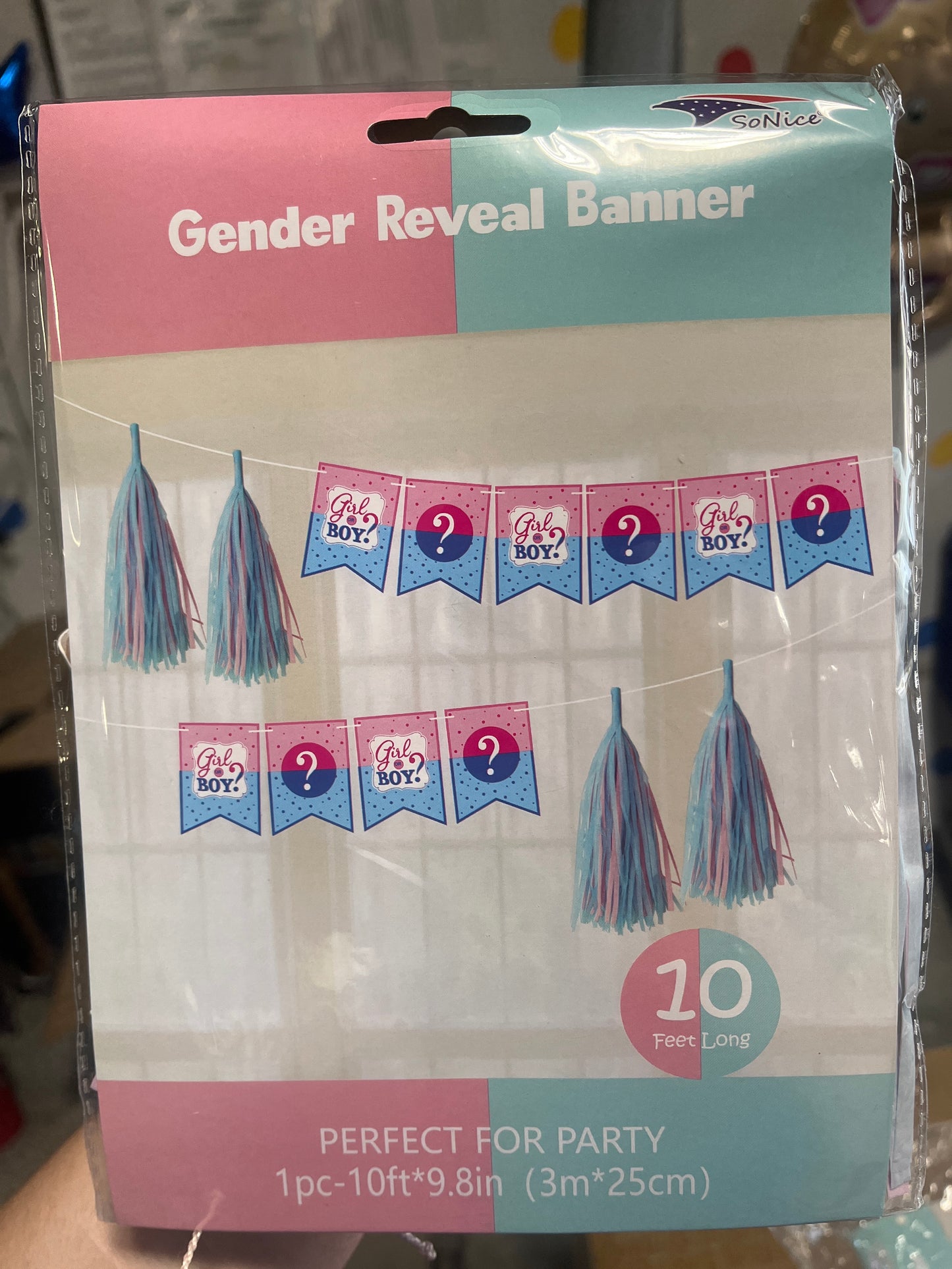 Gender Reveal Banner Set