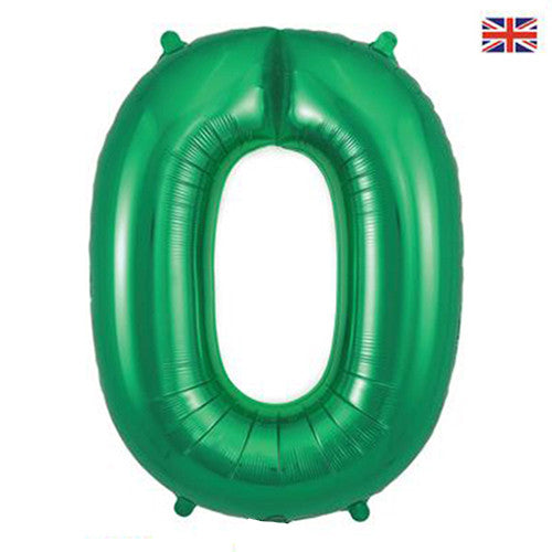 Number Foil Balloon 34” Green Oaktree
