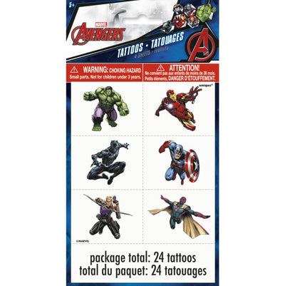 Avengers Tattoos 24ct