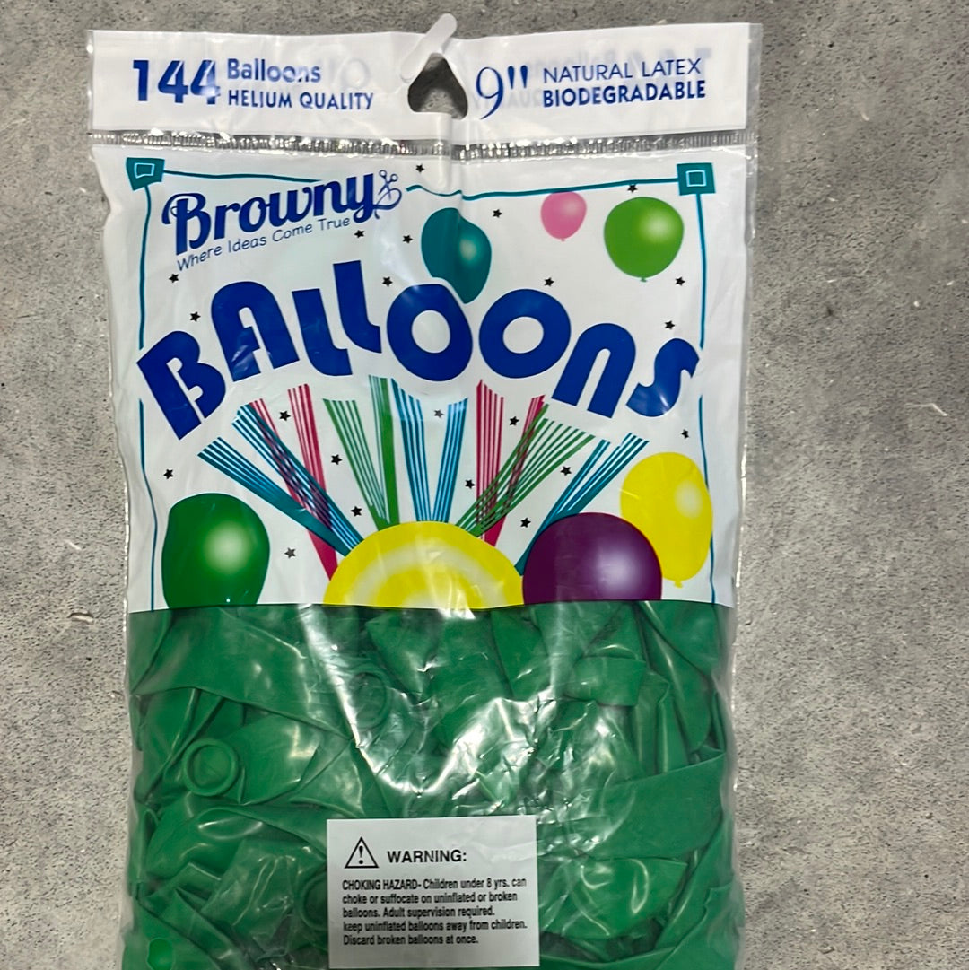 Globo 9” 144pcs - Dark Green