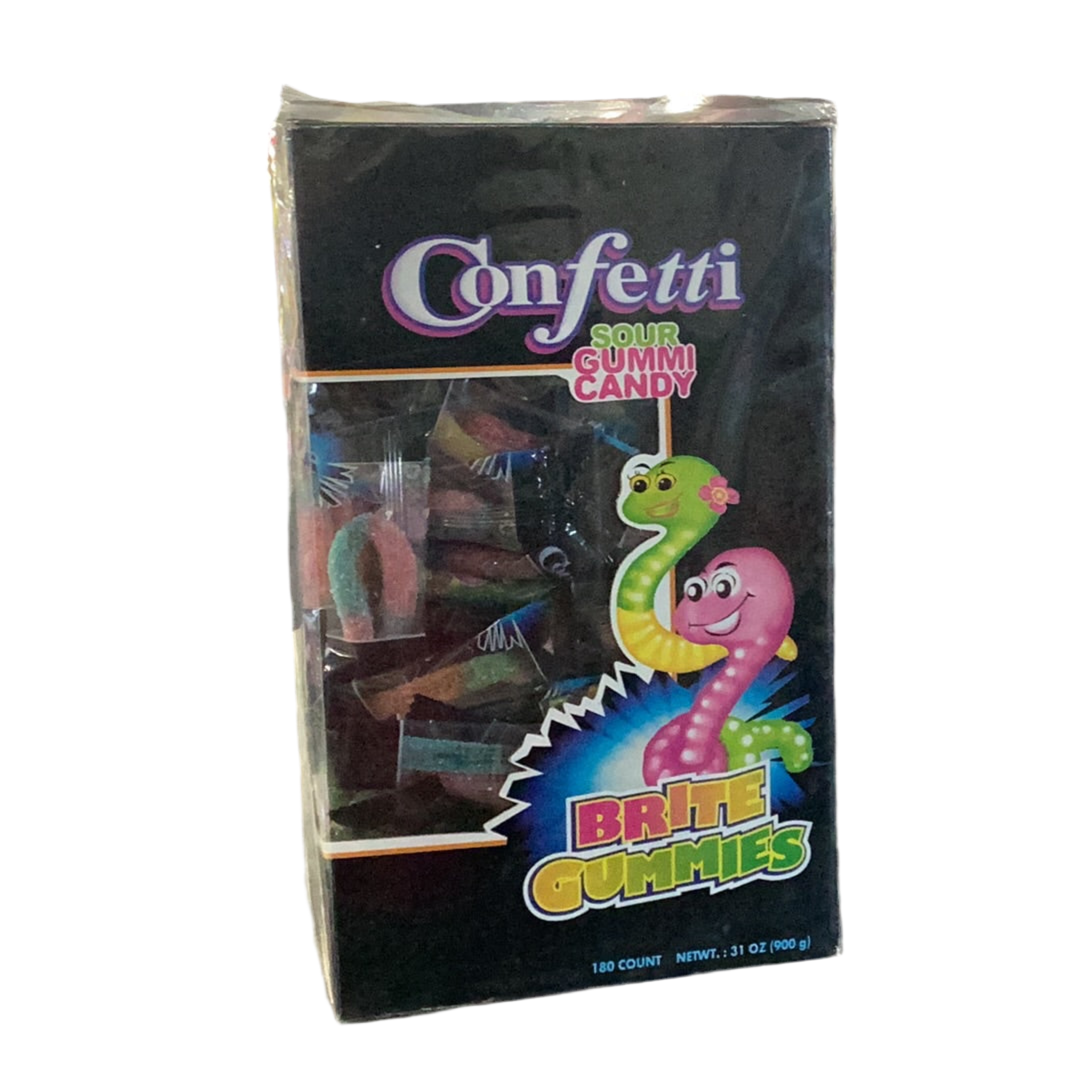 Gummi Sour gusanos 180pc