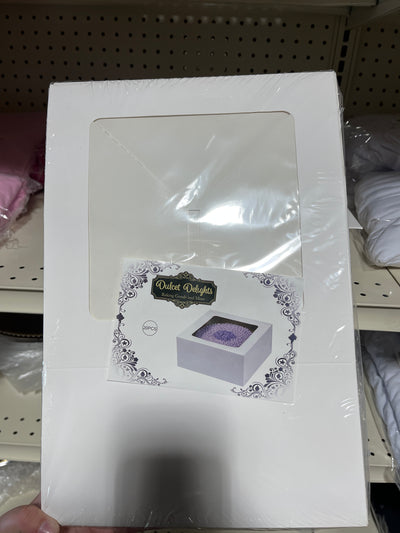 CAJA BIZCOCHO BLANCA 10x10x5