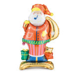 Santa Standing Foil Balloon