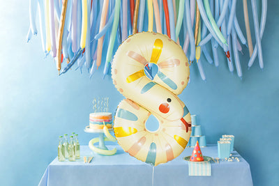 FOIL BALLOON NUMBER "8" SNAKE (55X88CM)