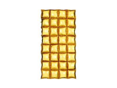 RECTANGULAR FOIL BALLOON BACKDROP GOLD (72x143CM)