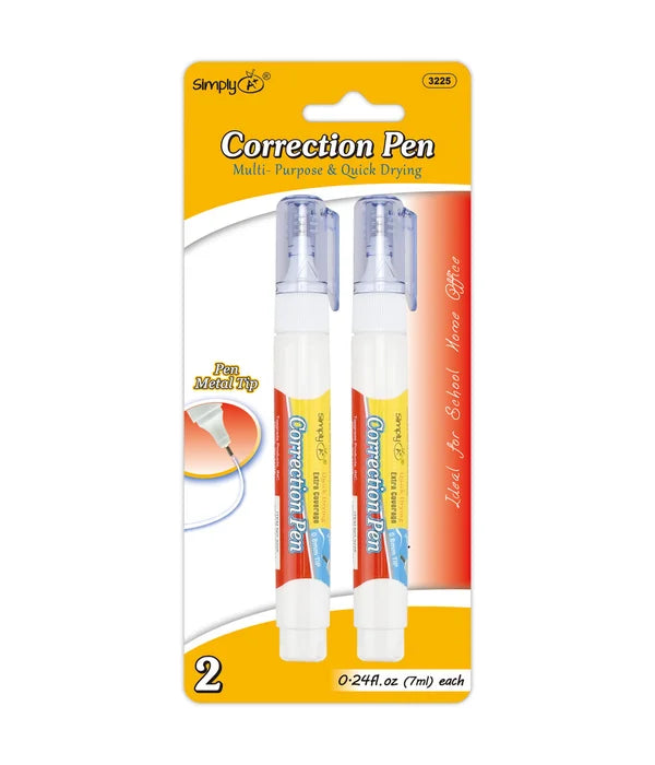 Correction Pens 0.24fl.oz 2ct