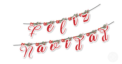 LETRERO FELIZ NAVIDAD