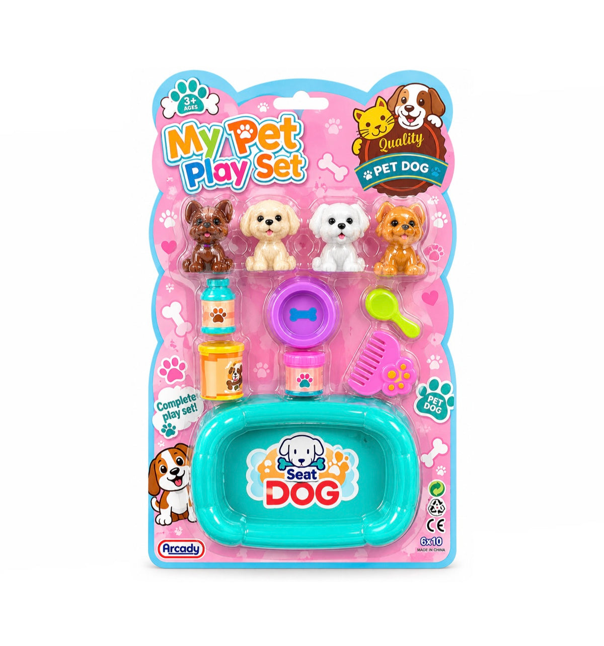 My Pet Play Set Dog Kids Toy Set