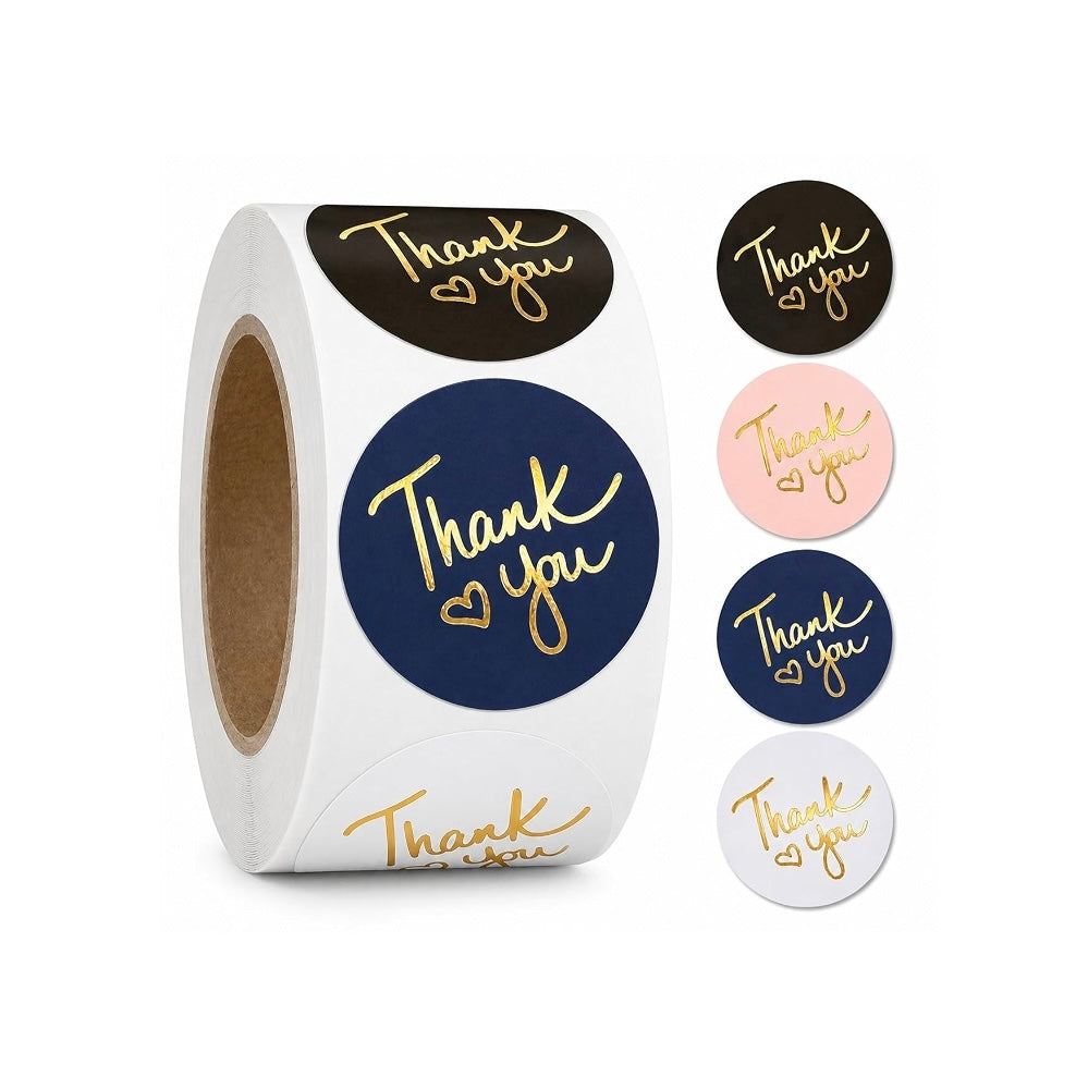 Thank You Sticker Rollo (500 unidades) - Todos los Modelos