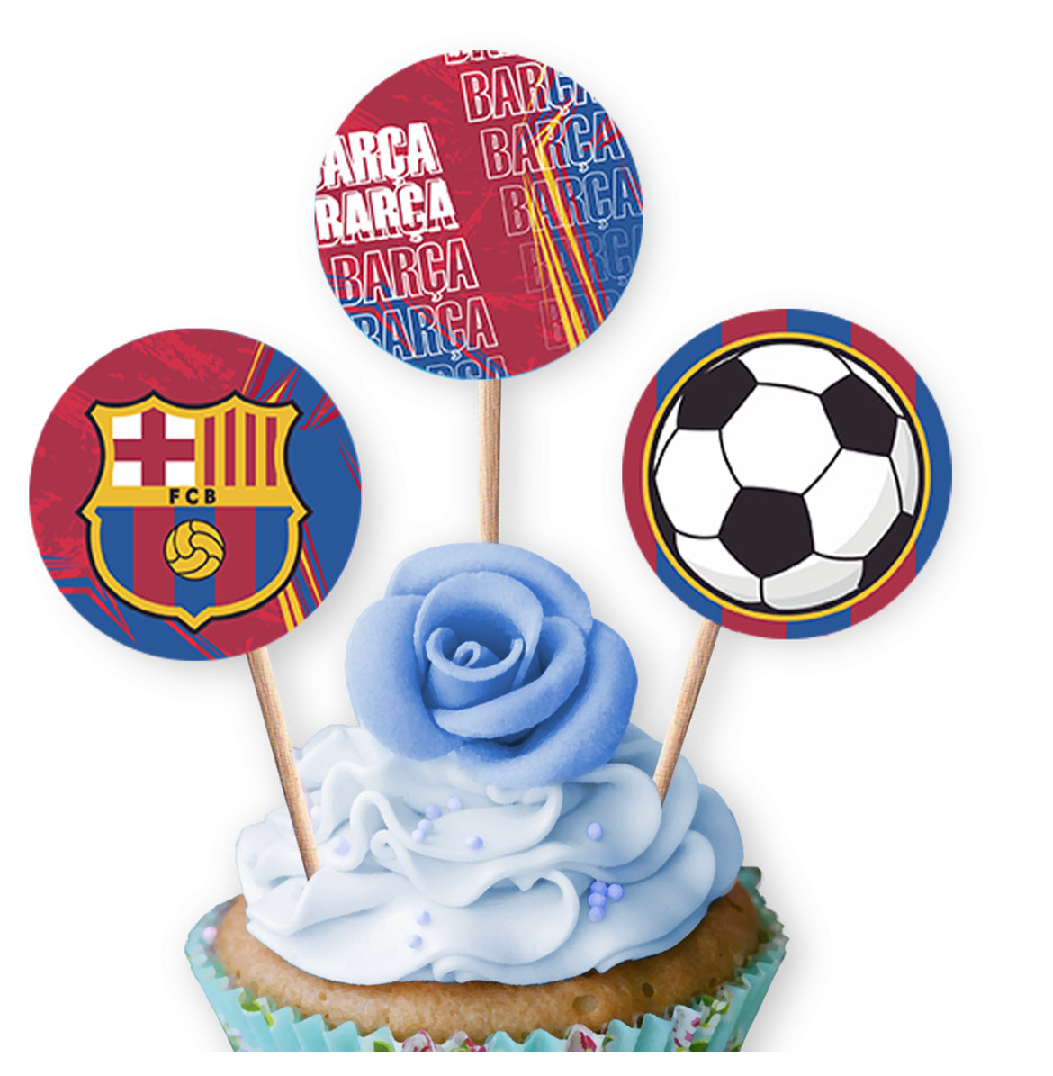 PALILLOS DECORADORES CUPCAKE X 12 BARCELONA